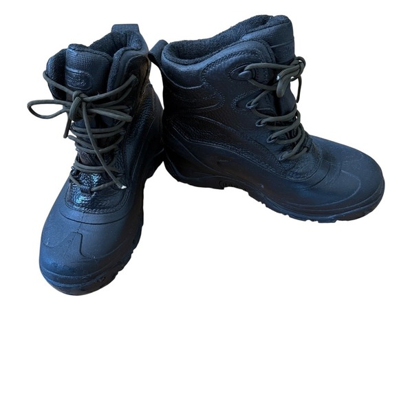 Columbia Black Winter Snow Cold Weather Boots Mens Lace Up Waterproof main image 4